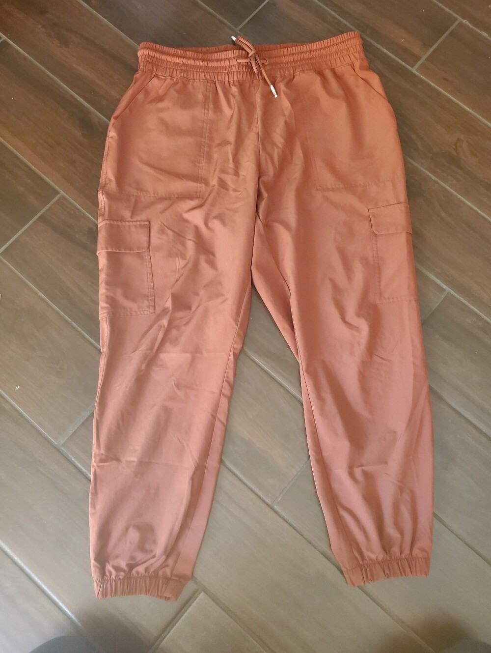 Old Navy Dru Quick Size Large Rust Cargo Jogger Pants